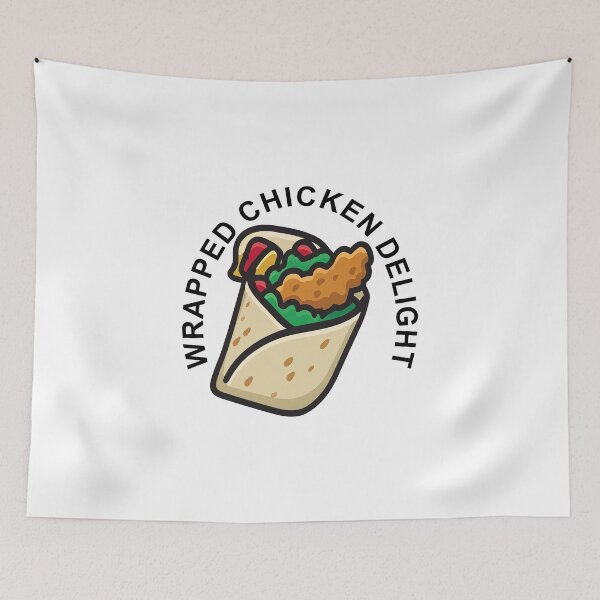 Item preview, Crispy Chicken Strip Burrito For Lunch Time designed and sold by FWLKIT.