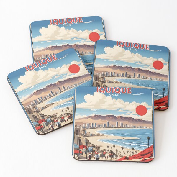 Item preview, Iquique Chile Retro Vintage Poster Tourism  designed and sold by TravelersGems.