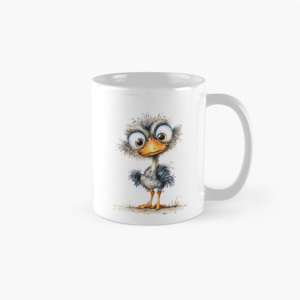 Item preview, Cute Cartoon Ostrich  designed and sold by StudioRedKoala.
