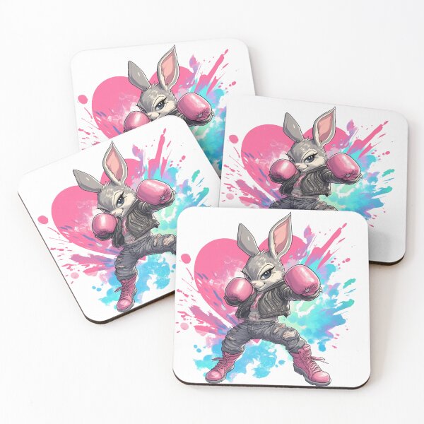 Item preview, Protect Trans Rights – Pink Boxing Bunny Fighter designed and sold by TeesAndSass.