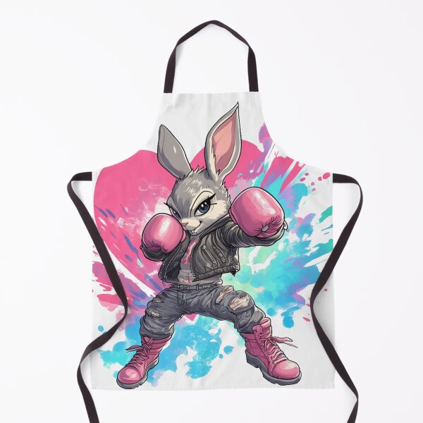 Item preview, Protect Trans Rights – Pink Boxing Bunny Fighter designed and sold by TeesAndSass.