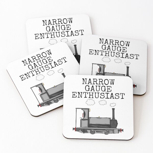 Item preview, Narrow Gauge Enthusiast, Steam Train (Grey) designed and sold by doodlerob.