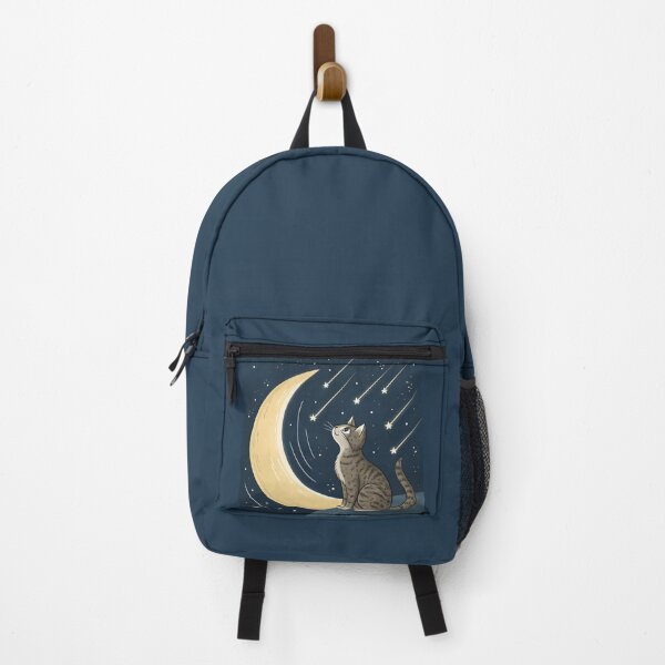 Item preview, Cat Gazing at the Moon and Shooting Stars designed and sold by Danivique.