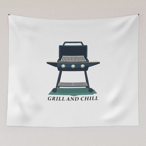Item preview, Grill And Chill Funny Quotes designed and sold by FWLKIT.