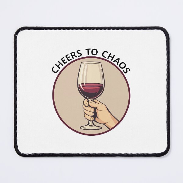Item preview, Cheers To Chaos Office Humor designed and sold by FWLKIT.
