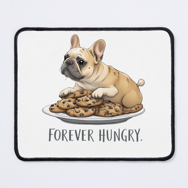Item preview, Forever Hungry Frenchie - Cookie Monster Pup designed and sold by ArtisticDesignsbyLinda.