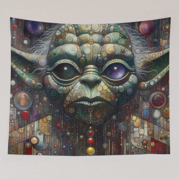 Item preview, Yoda Sabio – Retrato Esotérico y Ornamental designed and sold by  Ojo de Lilith.