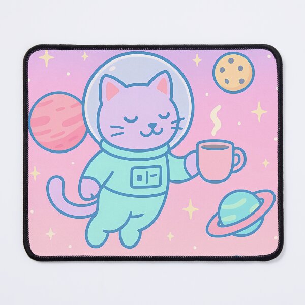 Item preview, Cosmic Cat Café - A Cat Cafe in Space designed and sold by Plastiche.