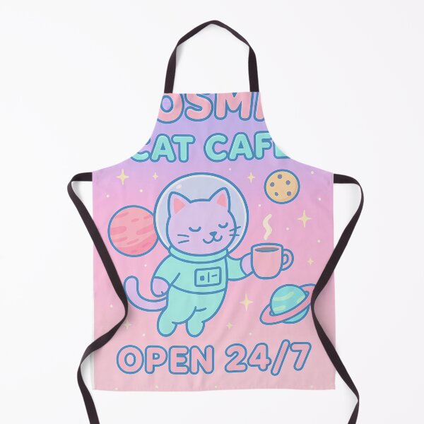 Item preview, Cosmic Cat Café - A Cat Cafe in Space designed and sold by Plastiche.