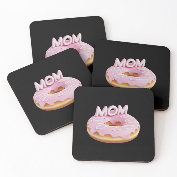Item preview, MOM word on a glazed donut designed and sold by FWLKIT.