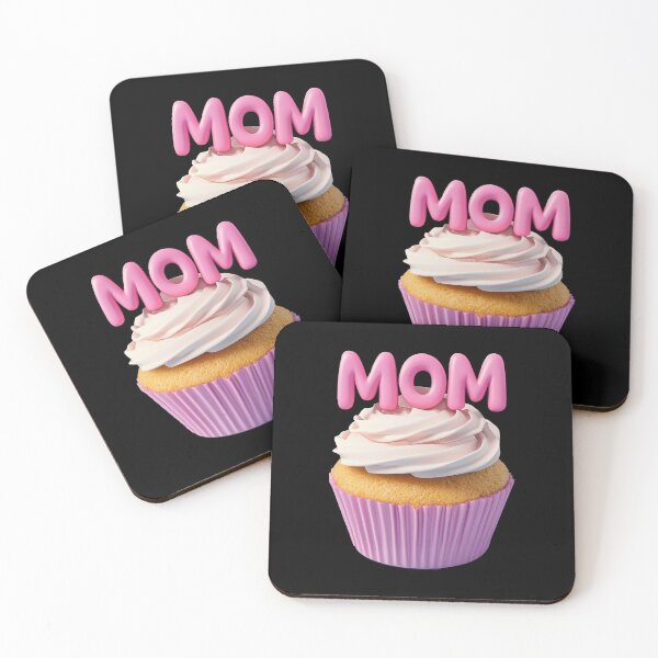 Item preview, MOM text frosting on a mini cupcake designed and sold by FWLKIT.