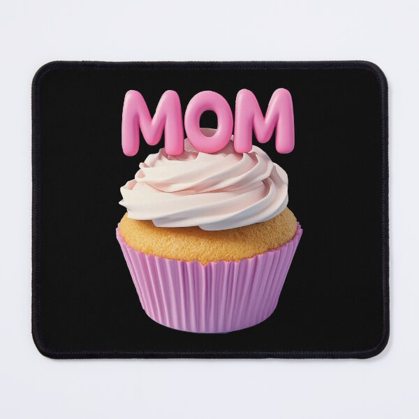 Item preview, MOM text frosting on a mini cupcake designed and sold by FWLKIT.