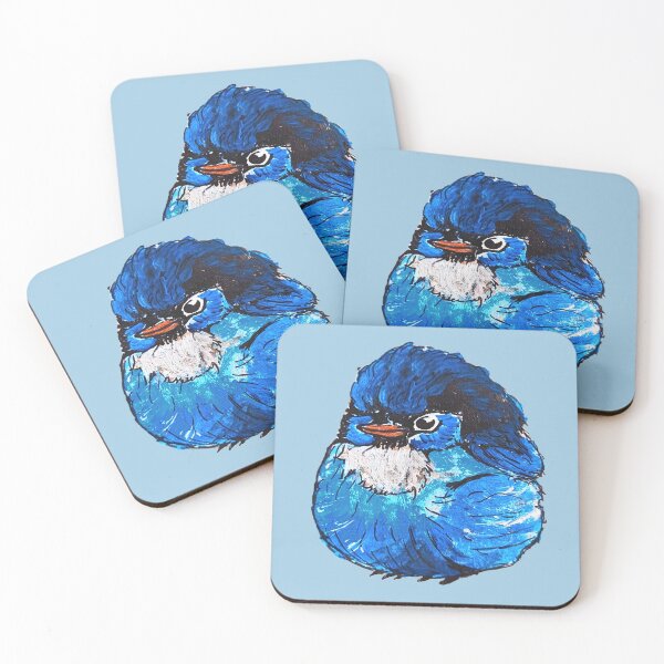Item preview, Blue Bird (Circle) designed and sold by ZakAlsoDraws.