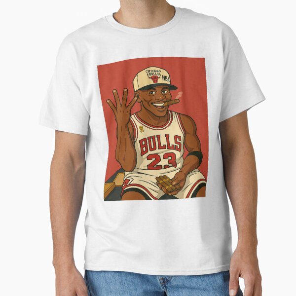 Item preview, Michael Jordan 1996 Champions Hat Cartoon Art designed and sold by ABonDemand.