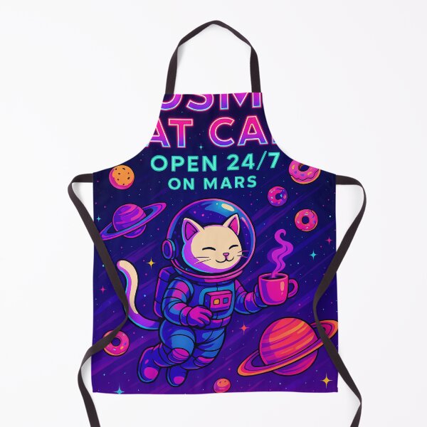 Item preview, Cosmic Cat Café - A Cat Cafe in Space designed and sold by Plastiche.