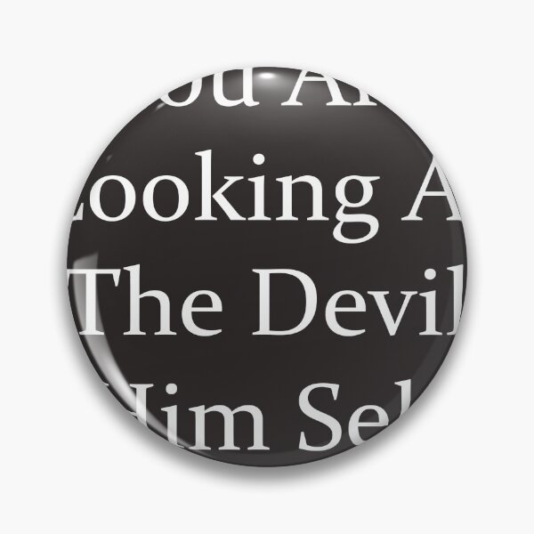 Item preview, You Are Looking at the Devil Himself – Dark Gothic Statement Design designed and sold by killuaOmo.