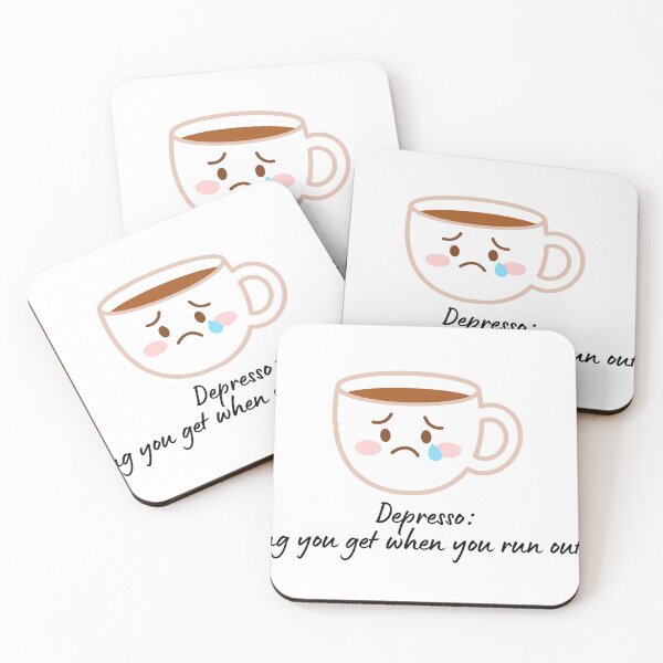 Item preview, Sad Coffee Cup – Out of Coffee, Out of Luck designed and sold by holaitssher.