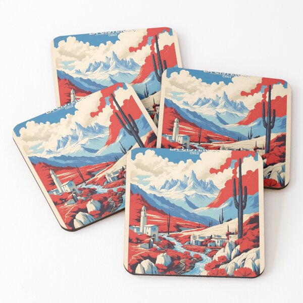 Item preview, La Cisterna Chile Retro Vintage Poster Tourism  designed and sold by TravelersGems.