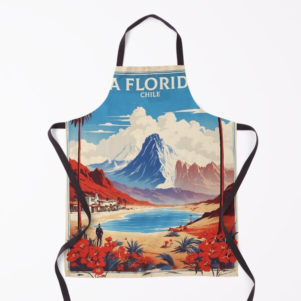 Aperçu de l'œuvre Affiche touristique rétro vintage de La Florida, Chili créée et vendue par TravelersGems.