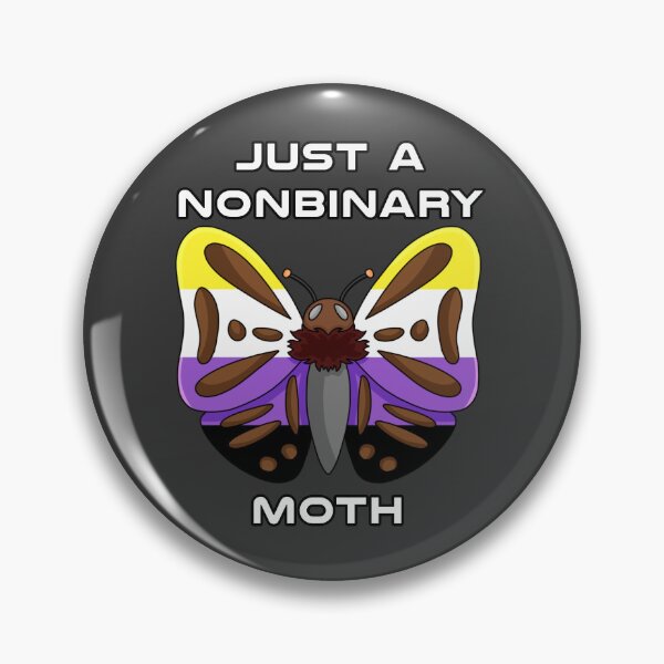 Item preview, Just A Nonbinary Moth designed and sold by CosmficFurying.