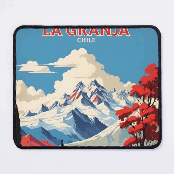 Vista previa del artículo con la obra «La Granja Chile Retro Vintage Cartel Turismo », diseñado y vendido por TravelersGems.