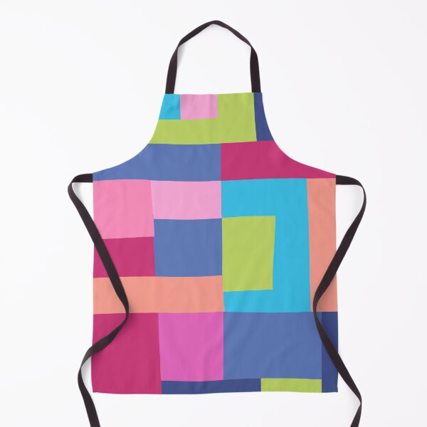 Item preview, Mosaic Brights 7 | Color Blocking | Burgundy Navy Aqua Lime designed and sold by Menega  Sabidussi.