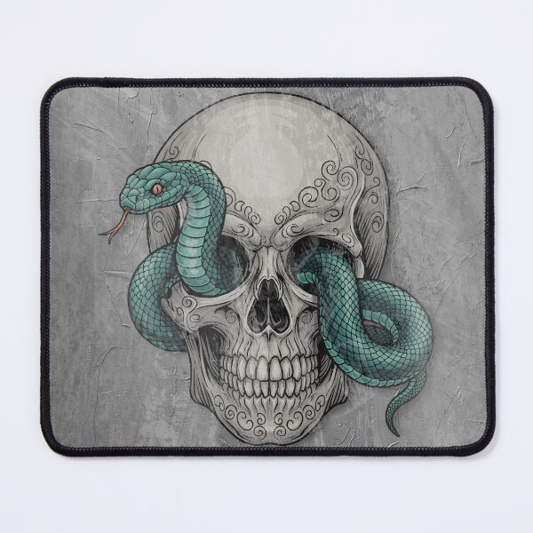 Item preview, Teschio con Serpente designed and sold by MarcoSinigaglia.