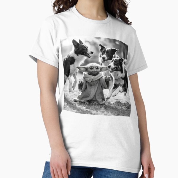 Vista previa del artículo con la obra «Border Collies y amigos», diseñado y vendido por NicolasGlowArt.