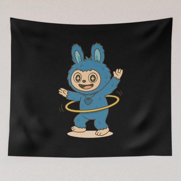 Item preview, LABUBU Creature Hula Hooping – Cute Cartoon Design designed and sold by PHILOSOPHY-SWAG.