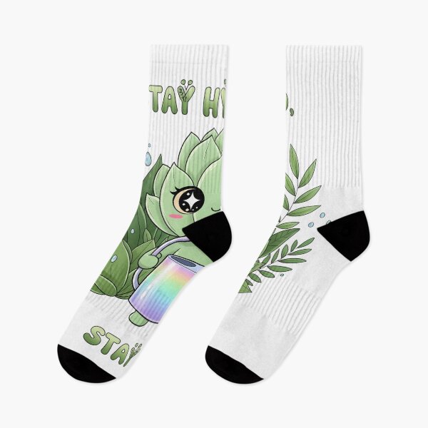 Item preview, Stay Hydrated Stay Chill - Cute Plant Kawaii Water Reminder Art designed and sold by AnnDesignStudio.