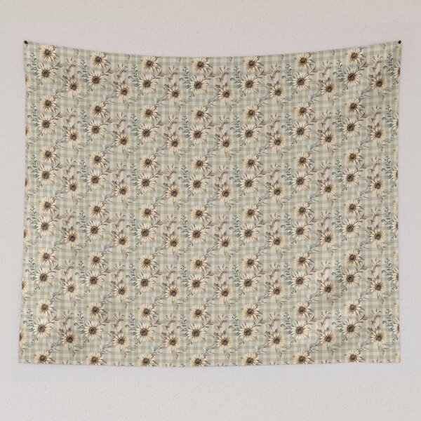Item preview, Autumn Plaid & Petals designed and sold by Bloomie Studio.