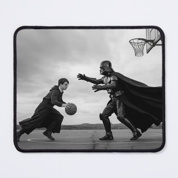 Item preview, Basketball Game Black and White designed and sold by NicolasGlowArt.