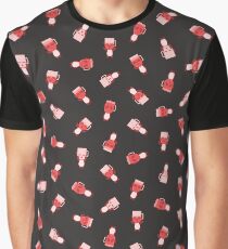 Red IPA Panda Beer (black) Graphic T-Shirt