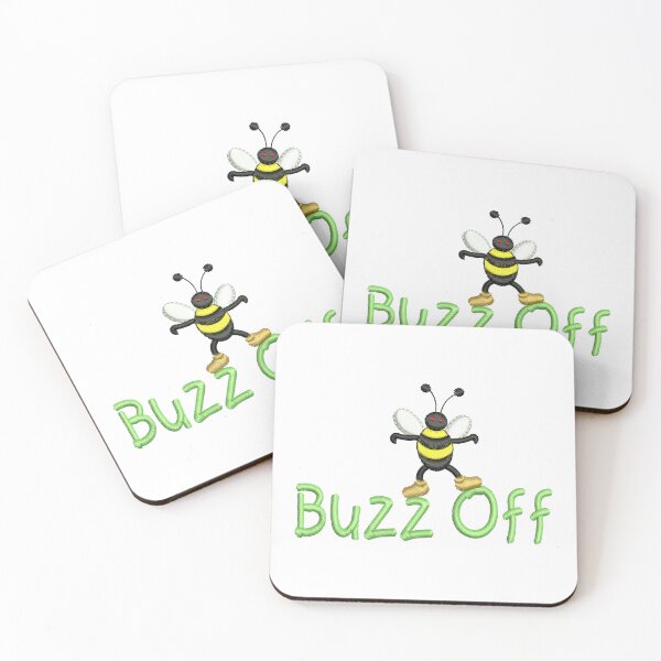 Item preview, Buzz Off Text with Attitude Bumble Bee designed and sold by TikkiMakes.