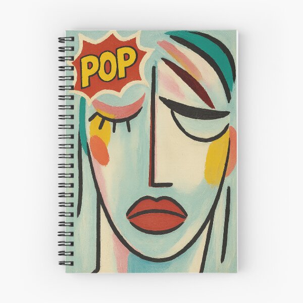 Item preview, Pop Face – Abstract Modern Pop Art Portrait Tee designed and sold by RetroRespect.