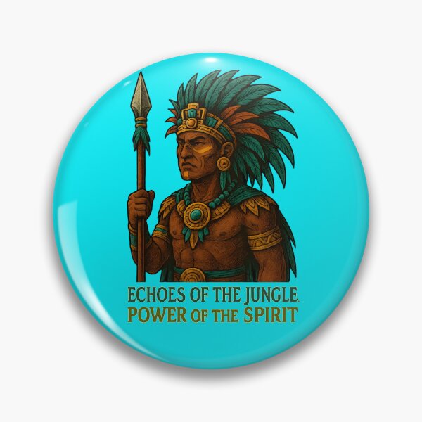 Item preview, Mayan Warrior Tribal Art – Ancient Power & Jungle Spirit Design designed and sold by Maximilianos.
