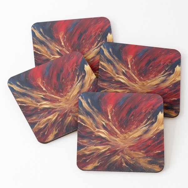Item preview, Explosion of Passion: Abstract Canvas designed and sold by DigitalSkylane.
