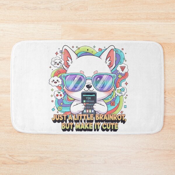 Item preview, Just A Little Brainrot But Make It Cute Y2K Fox Aesthetic Internet Culture Design designed and sold by AnnDesignStudio.