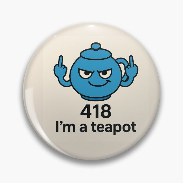Item preview, 418 I'm a teapot - Aggressive teapot designed and sold by ShortFinalArt.