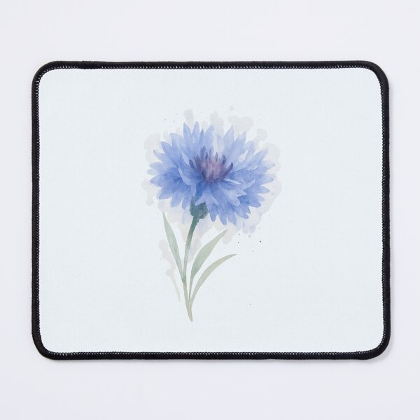 Item preview, Watercolor Cornflower designed and sold by Loavesofcats.