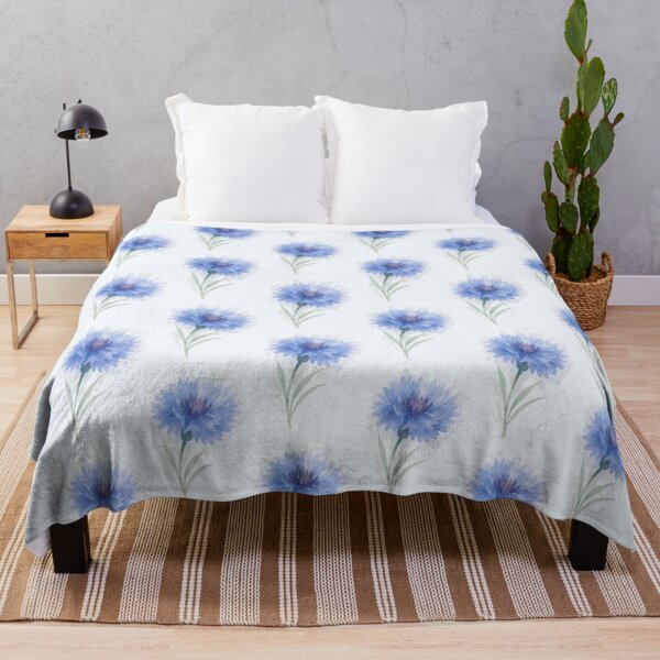 Item preview, Watercolor Cornflower designed and sold by Loavesofcats.