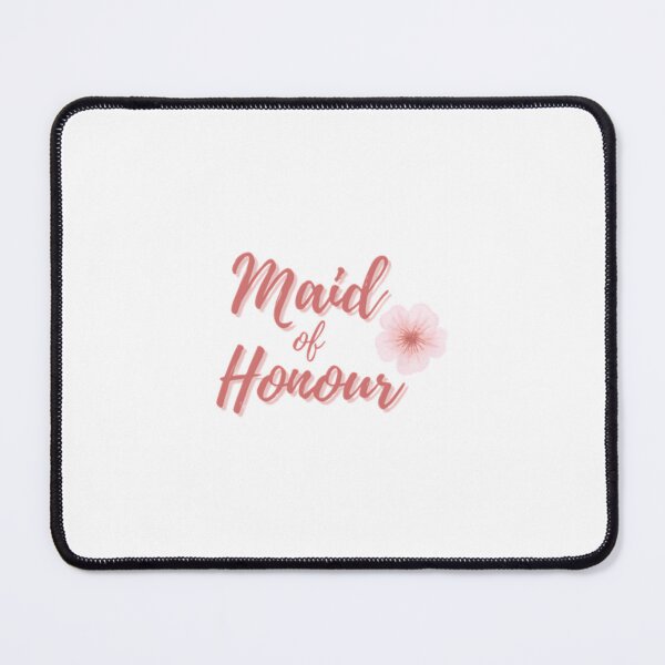 Item preview, Elegant Pink Floral Maid of Honour designed and sold by DixieGirlStudio.