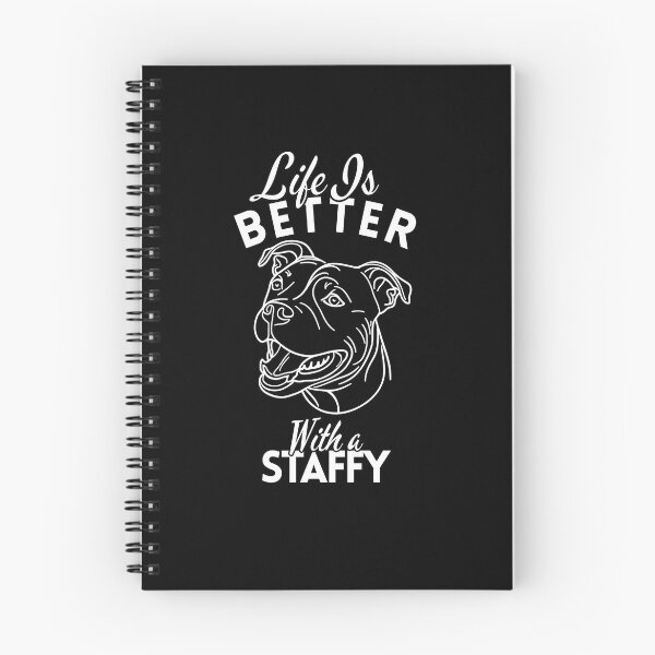 Item preview, Life Is Better With a Staffordshire Terrier – Minimalist Loyal and Strong Dog Design designed and sold by GoodyPaws.