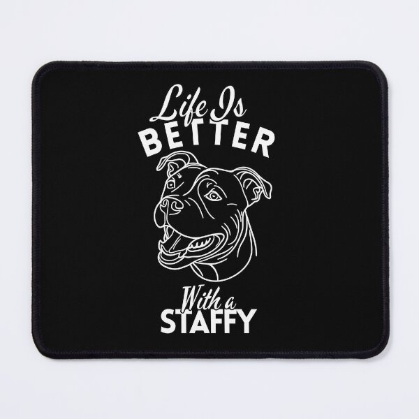 Item preview, Life Is Better With a Staffordshire Terrier – Minimalist Loyal and Strong Dog Design designed and sold by GoodyPaws.