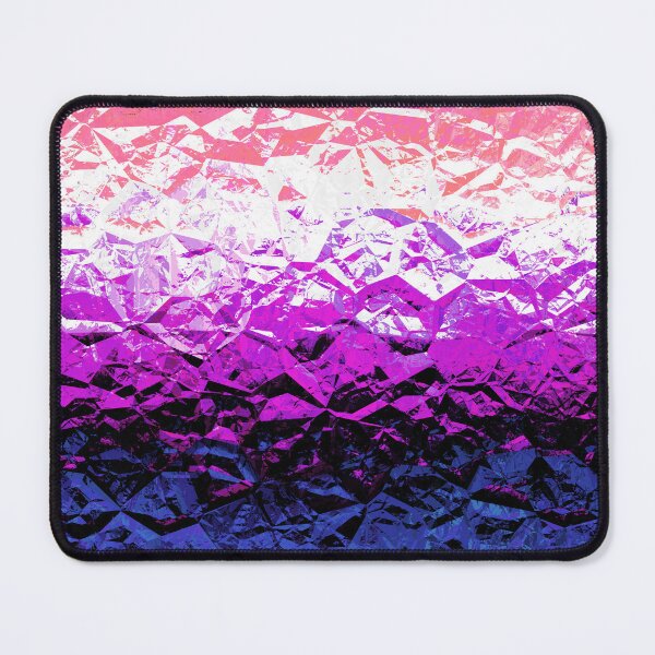 Item preview, Funky Crystal Abstract Genderfluid Pride Flag designed and sold by Chaos Queery.