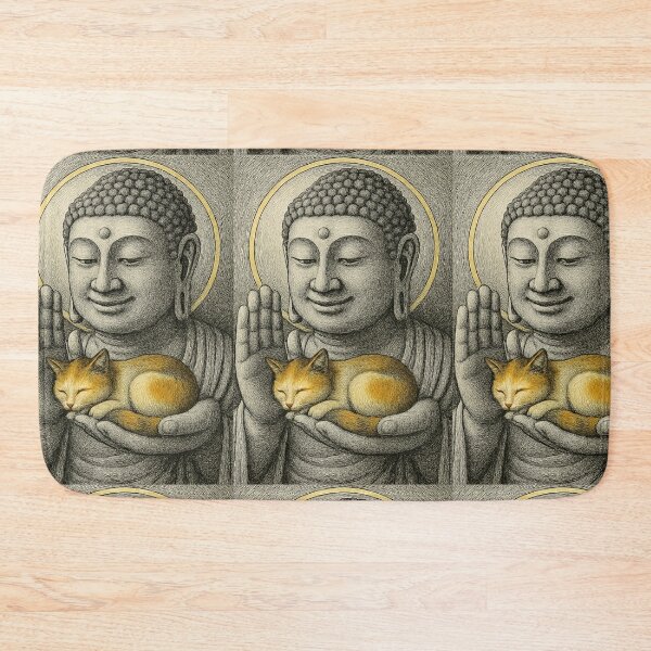 Item preview, Too Cute to Meditate designed and sold by SammyMorry.