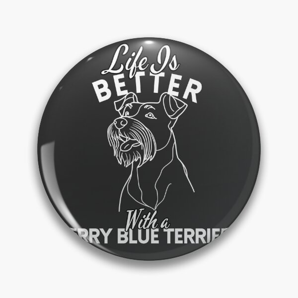 Item preview, Life Is Better With a Kerry Blue Terrier – Minimalist Elegant and Loyal Terrier Design designed and sold by GoodyPaws.