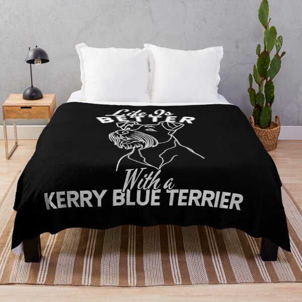 Item preview, Life Is Better With a Kerry Blue Terrier – Minimalist Elegant and Loyal Terrier Design designed and sold by GoodyPaws.