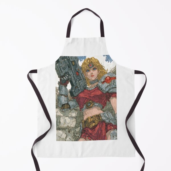 Item preview, Menacing Barbarian Girl Anime Style Fantasy Art Concept designed and sold by Piotrek0001.