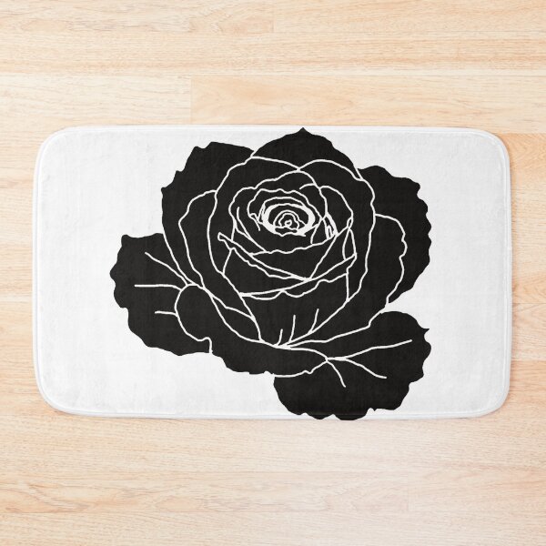 Item preview, Rose PNG work, drawing, illustration, black designed and sold by Nuynuyshop.